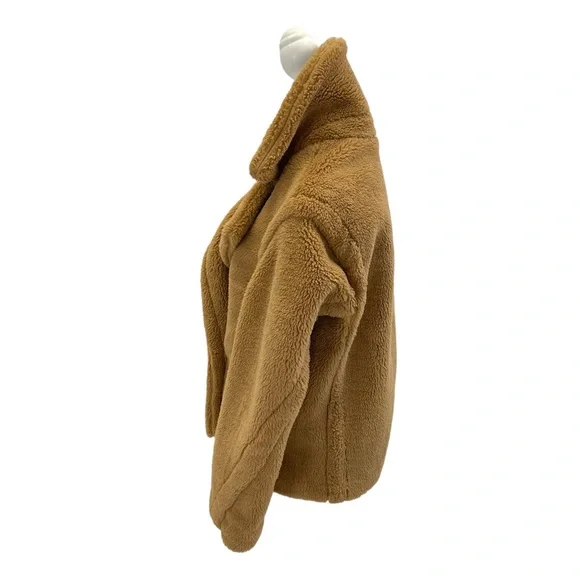 NWT GAP Sherpa Moto Jacket XS Tan - Picture 6 of 14